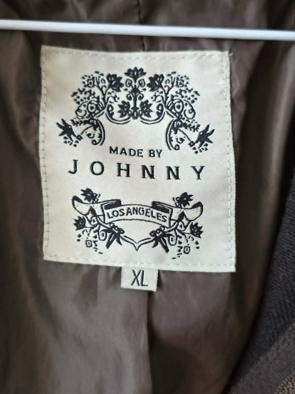 Made By Johnny Women's Brown Faux Leather Zip Jacket with Hood - Picture 9 of 9
